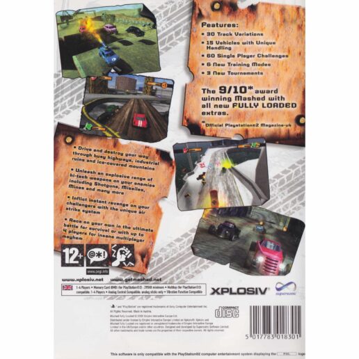 Mashed Fully Loaded Playstation 2 PS2 (Begagnad)