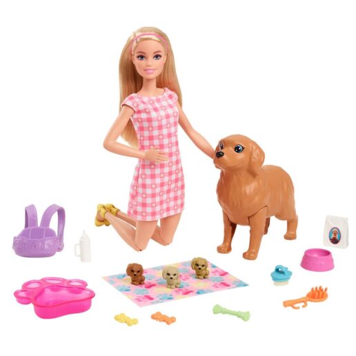 Barbie Newborn Pups doll
