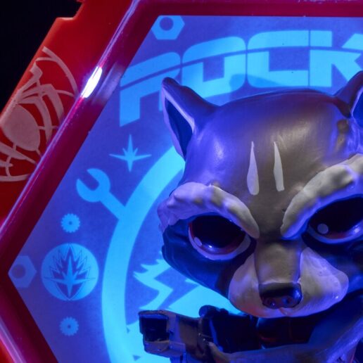 WOW! POD Marvel Rocket Raccoon led figure