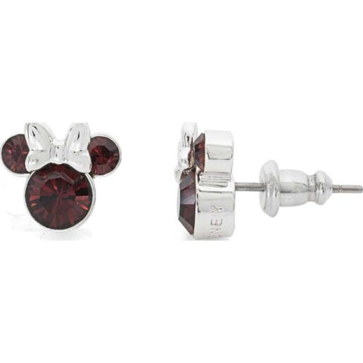 Disney Minnie January sterling silver earrings