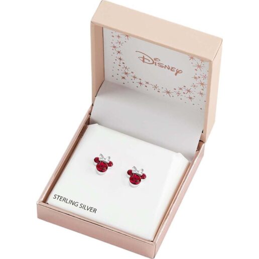 Disney Minnie July sterling silver earrings
