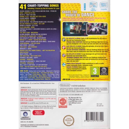 Just Dance 2015 Nintendo Wii Nordic (Begagnad)