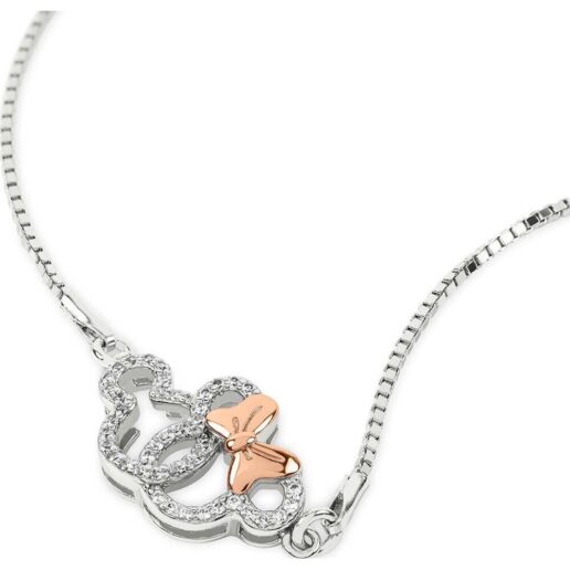 Disney Mickey & Minnie sterling silver bracelet