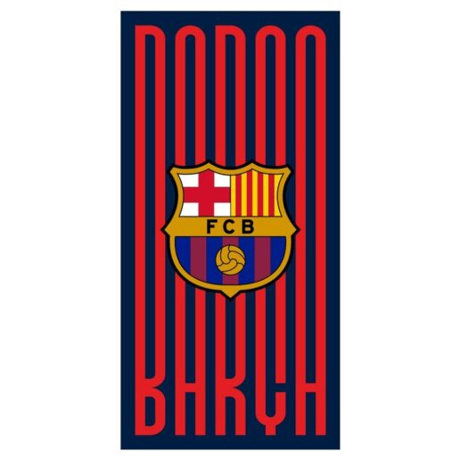 F.C Barcelona microfibre beach towel