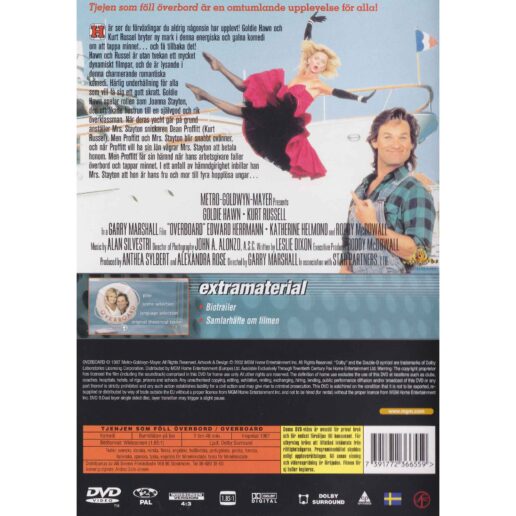 Tjejen som föll överbord DVD (Begagnad)
