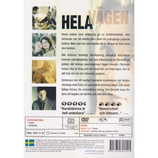 Hela vägen DVD (Begagnad)