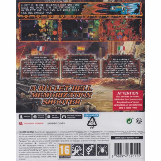 1917 The Alien Invasion DX Remastered Playstation 5 PS5