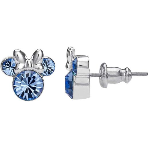 Disney Minnie December sterling silver earrings