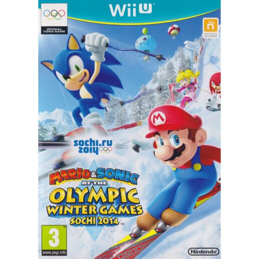 Mario & Sonic at the Sochi 2014 Olympic Winter Games Nintendo Wii U (Begagnad)