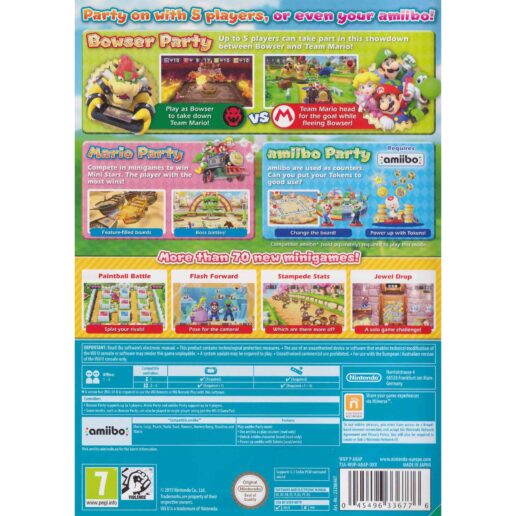 Mario Party 10 Nintendo Wii U Nintendo Selects (Begagnad)