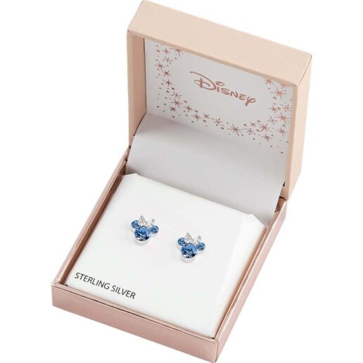Disney Minnie December sterling silver earrings