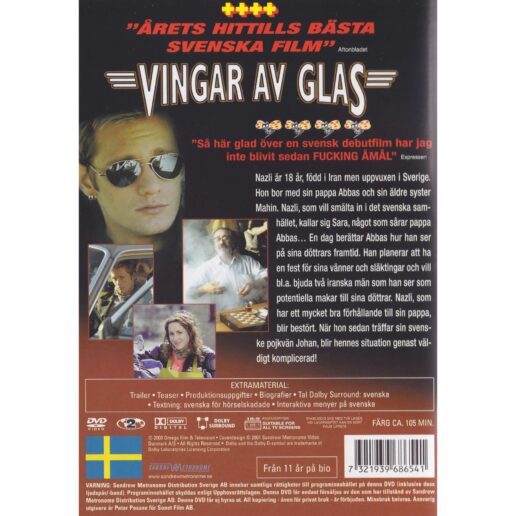 Vingar av glas DVD (Begagnad)