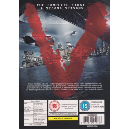 V The Complete First & Second Seasons DVD (Begagnad)