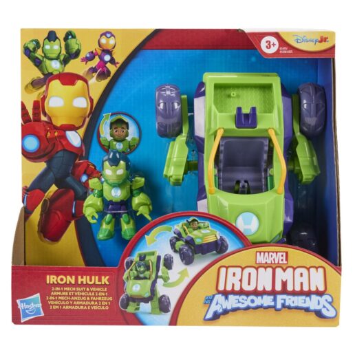 Marvel Iron Man And His Awesome Friends Hulk figure + vehicle