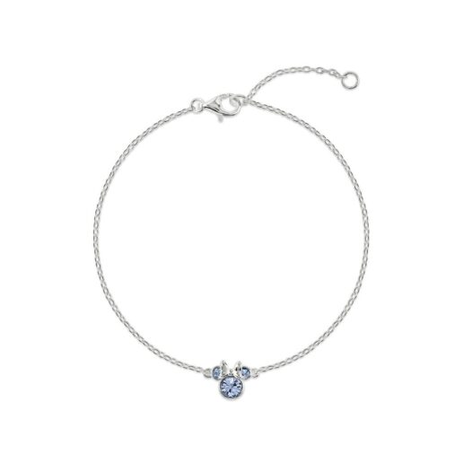 Disney Minnie December sterling silver bracelet