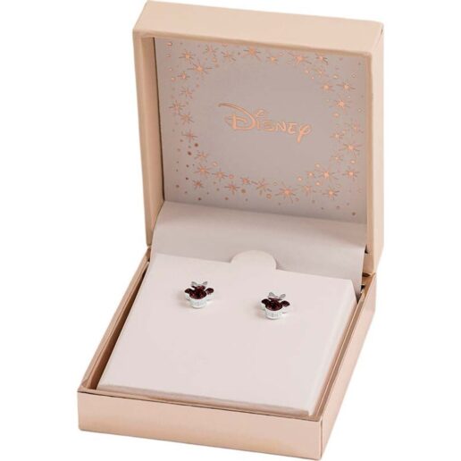 Disney Minnie January sterling silver earrings
