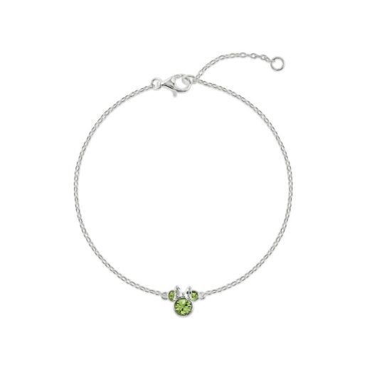 Disney Minnie August sterling silver bracelet