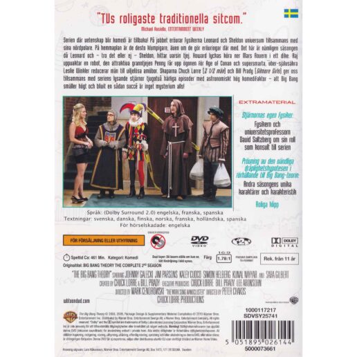 The Big Bang Theory Hela andra säsongen DVD (Begagnad)