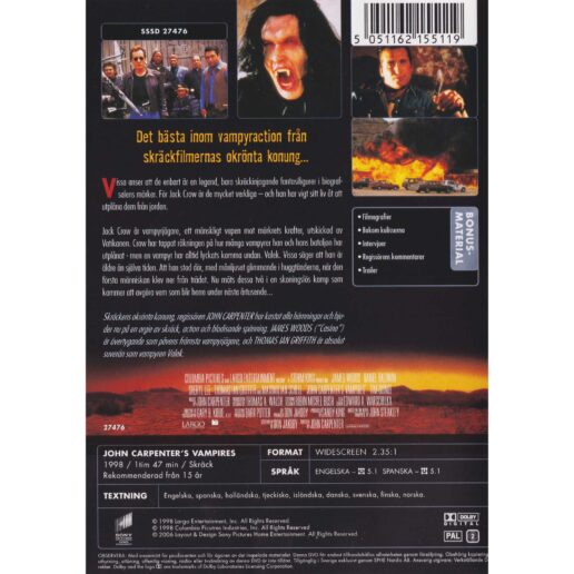 Vampires DVD (Begagnad)