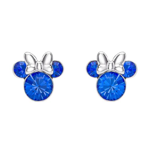 Disney Minnie September sterling silver earrings