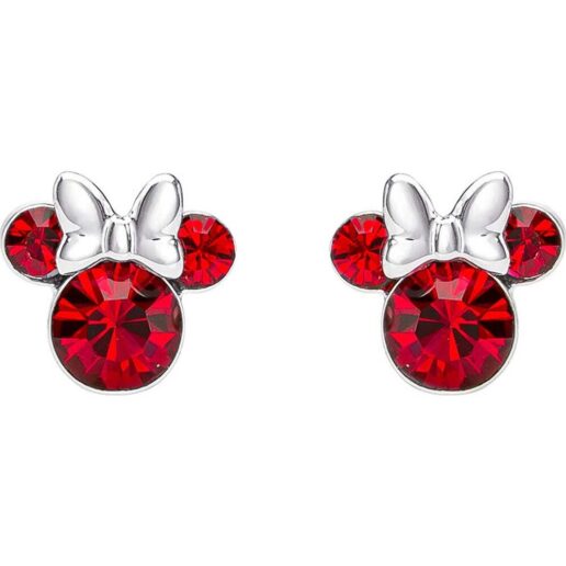 Disney Minnie July sterling silver earrings