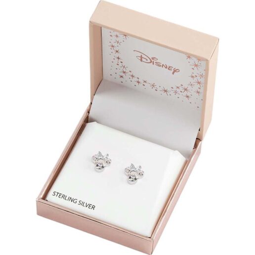 Disney Minnie April sterling silver earrings