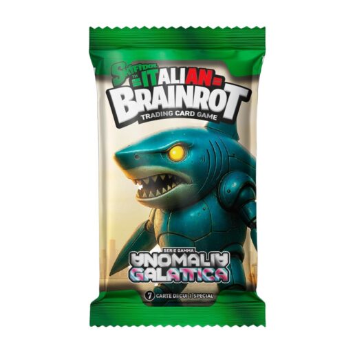 Italian Brainrot Series 2 Anomalia Galactica Album + Pack of 7 collectible cards