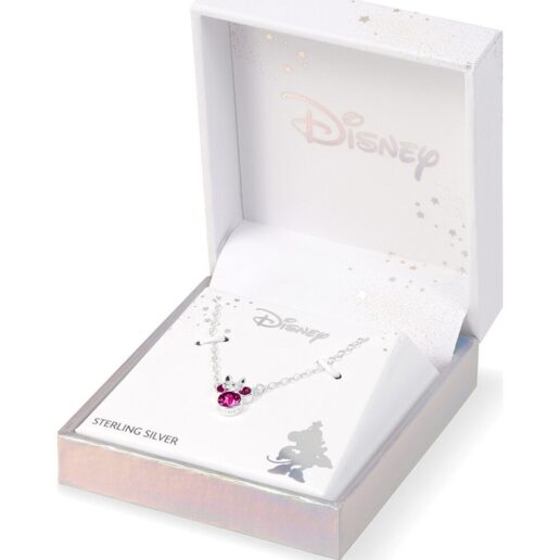 Disney Minnie October sterling silver necklace