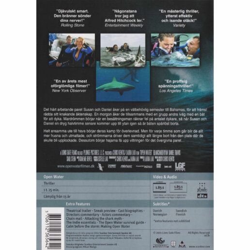 Open Water DVD (Begagnad)