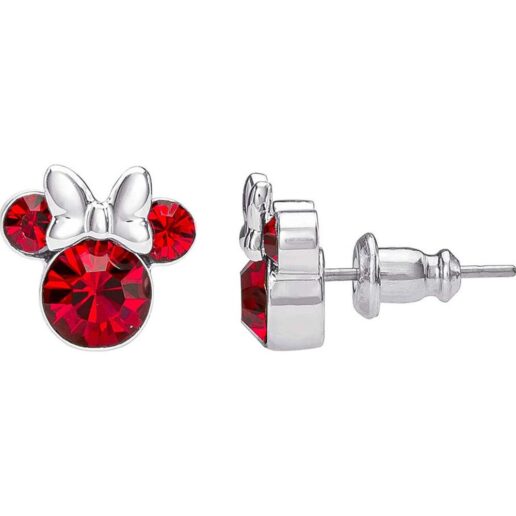 Disney Minnie July sterling silver earrings