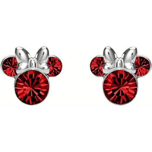 Disney Minnie July sterling silver earrings