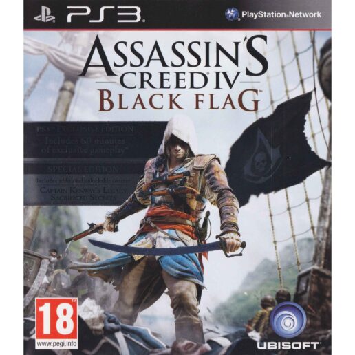 Assassins Creed IV Black Flag Playstation 3 PS3 (Begagnad)