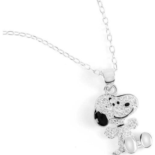 Peanuts Snoopy 3D sterling silver necklace