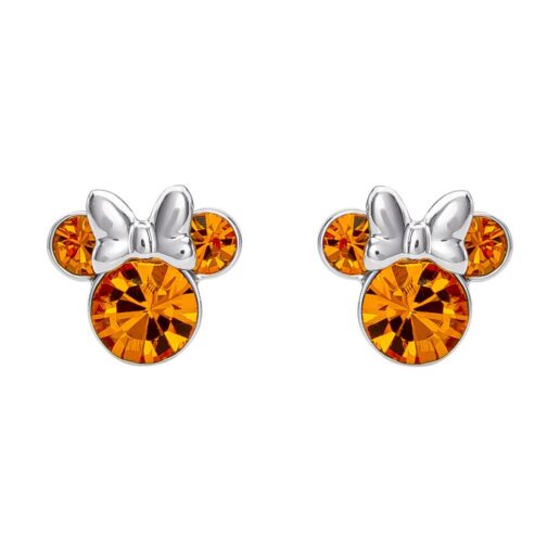 Disney Minnie November sterling silver earrings