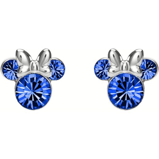 Disney Minnie September sterling silver earrings