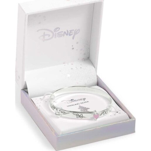 Disney Minnie sterling silver bangle