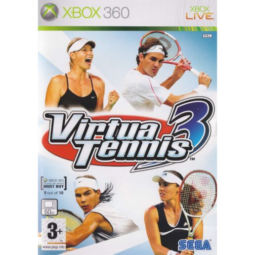 Virtua Tennis 3 Xbox 360 (Begagnad)