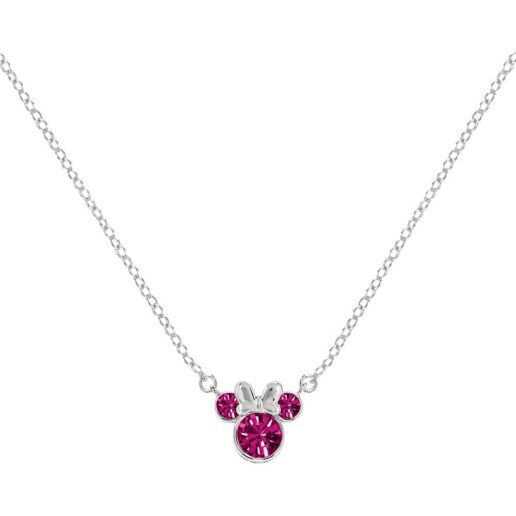 Disney Minnie October sterling silver necklace