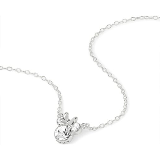 Disney Minnie April sterling silver necklace