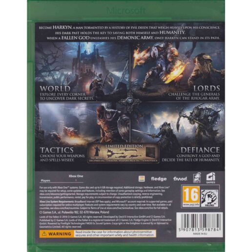 Lords of the Fallen Xbox One (Begagnad)