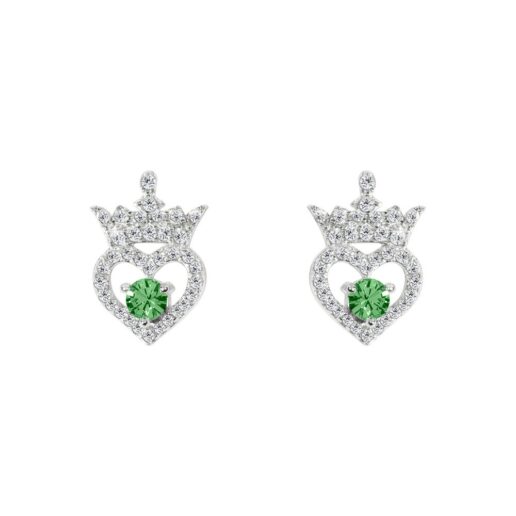 Disney Princess August sterling silver earrings