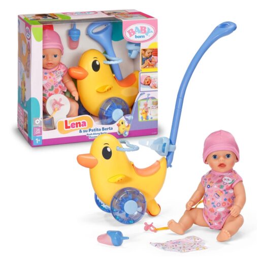 Baby Born Lena doll + Berta Duckling 36cm