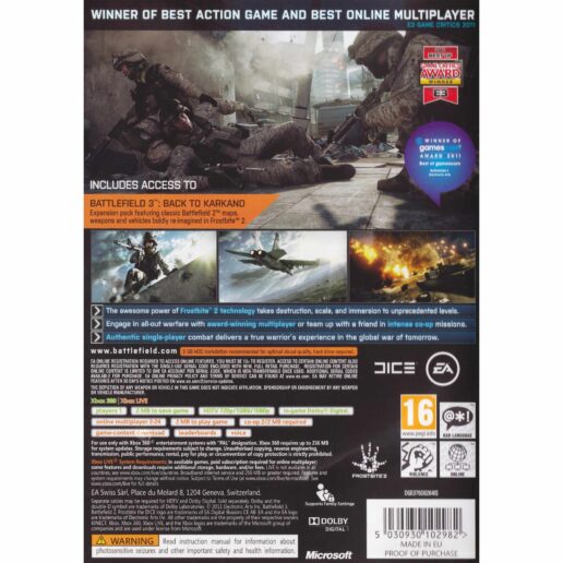 Battlefield 3 Limited Edition Xbox 360 (Begagnad)