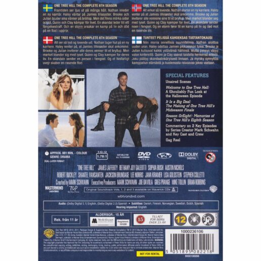 One Tree Hill The Complete Eight Season DVD (Begagnad)