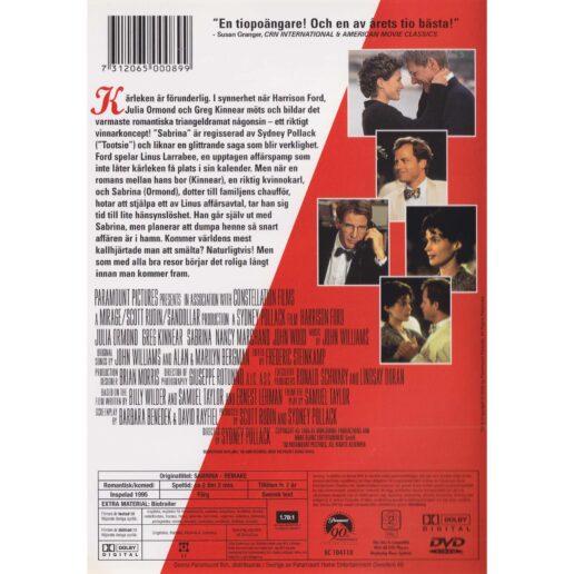 Sabrina DVD (Begagnad)