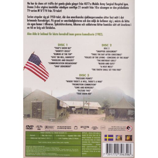 MASH Säsong 10 DVD (Begagnad)