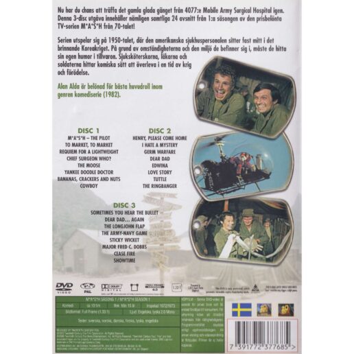 MASH Säsong 1 DVD (Begagnad)