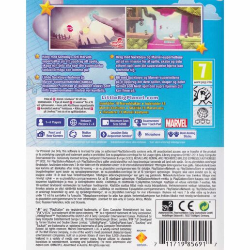 Little Big Planet Marvel Super Hero Edition Playstation PS Vita Nordic (Begagnad)