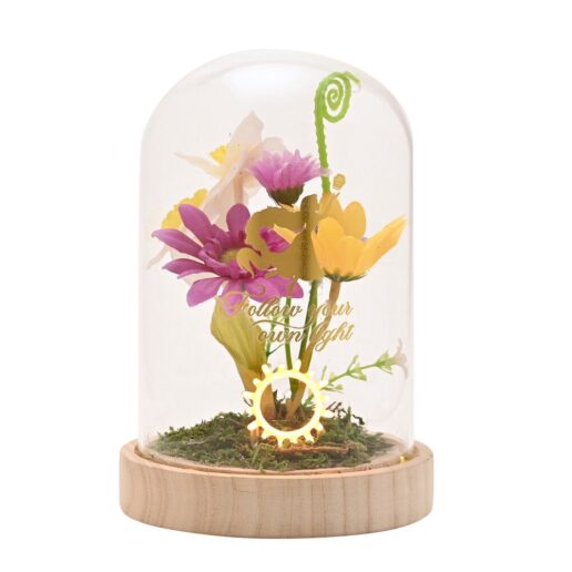 Disney Princess Rapunzel florals in a clonche with neon light Disney Princess Rapunzel florals in a clonche with neon light