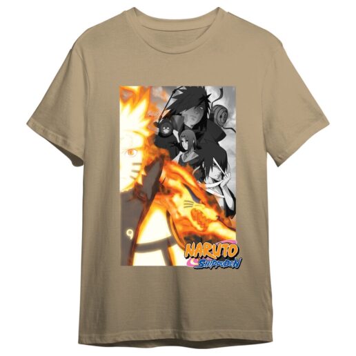 Naruto Shippuden Characters adult t-shirt